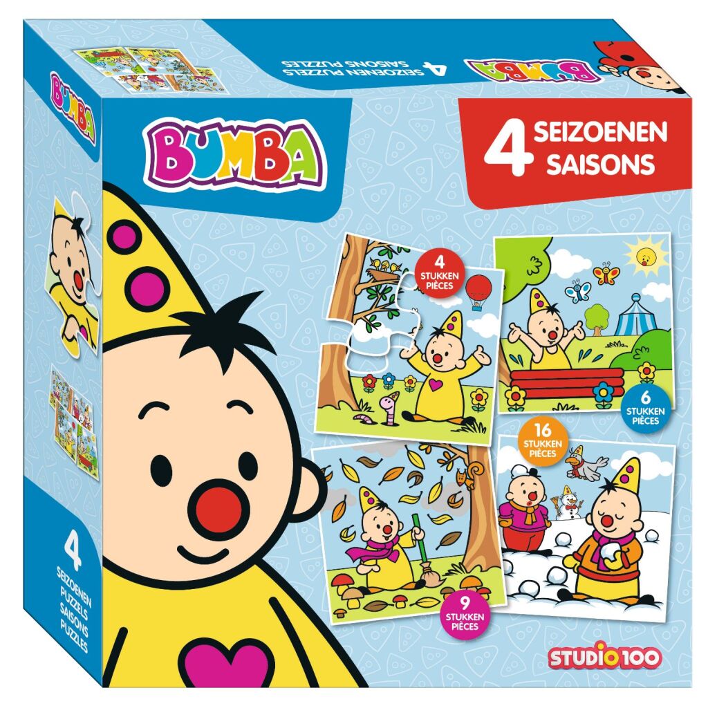 Bumba 4-in-1 Puzzle 4 Seasons 4-16 Pieces