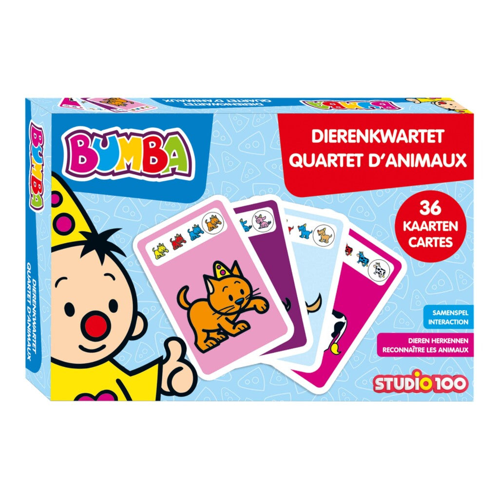 Bumba Animal Quartet - Colorful Card Game for Kids