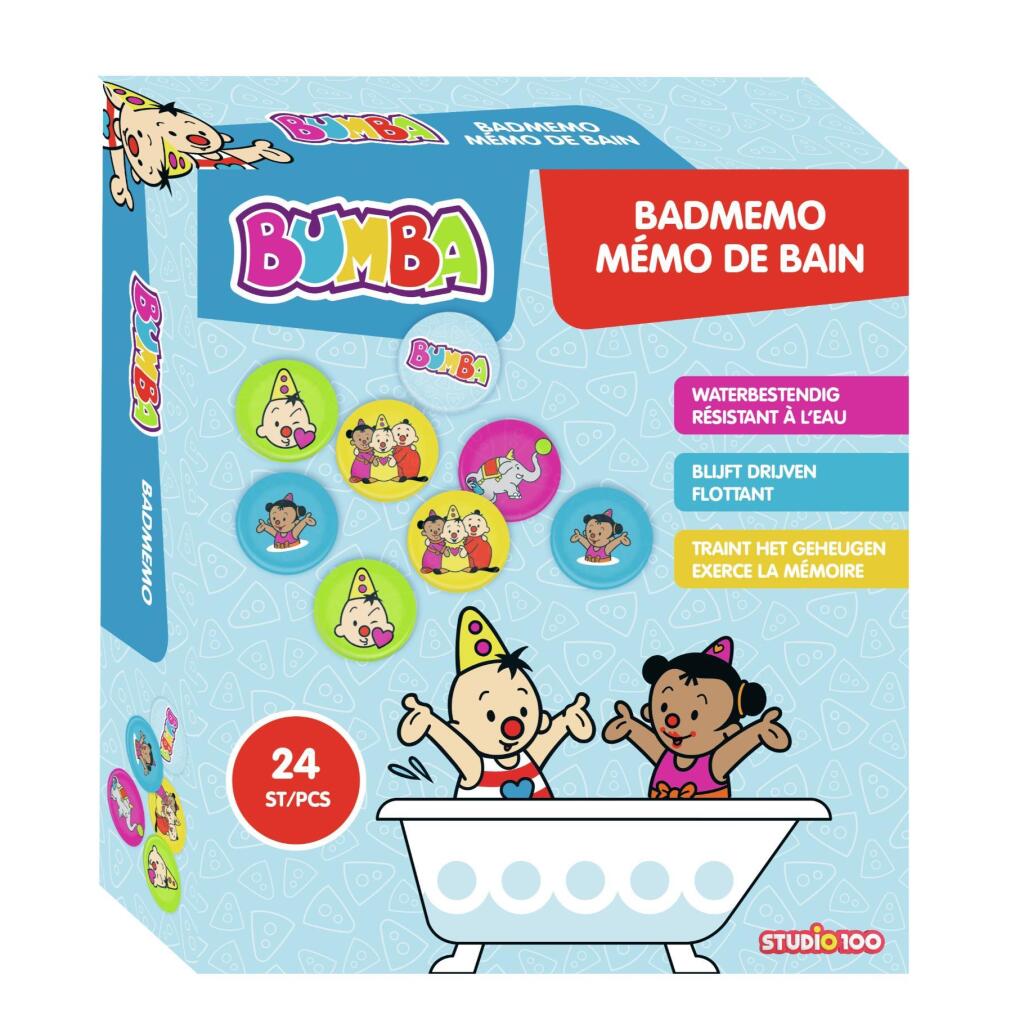 Bumba Bath Memo Game - Water Resistant Memory Game for Kids