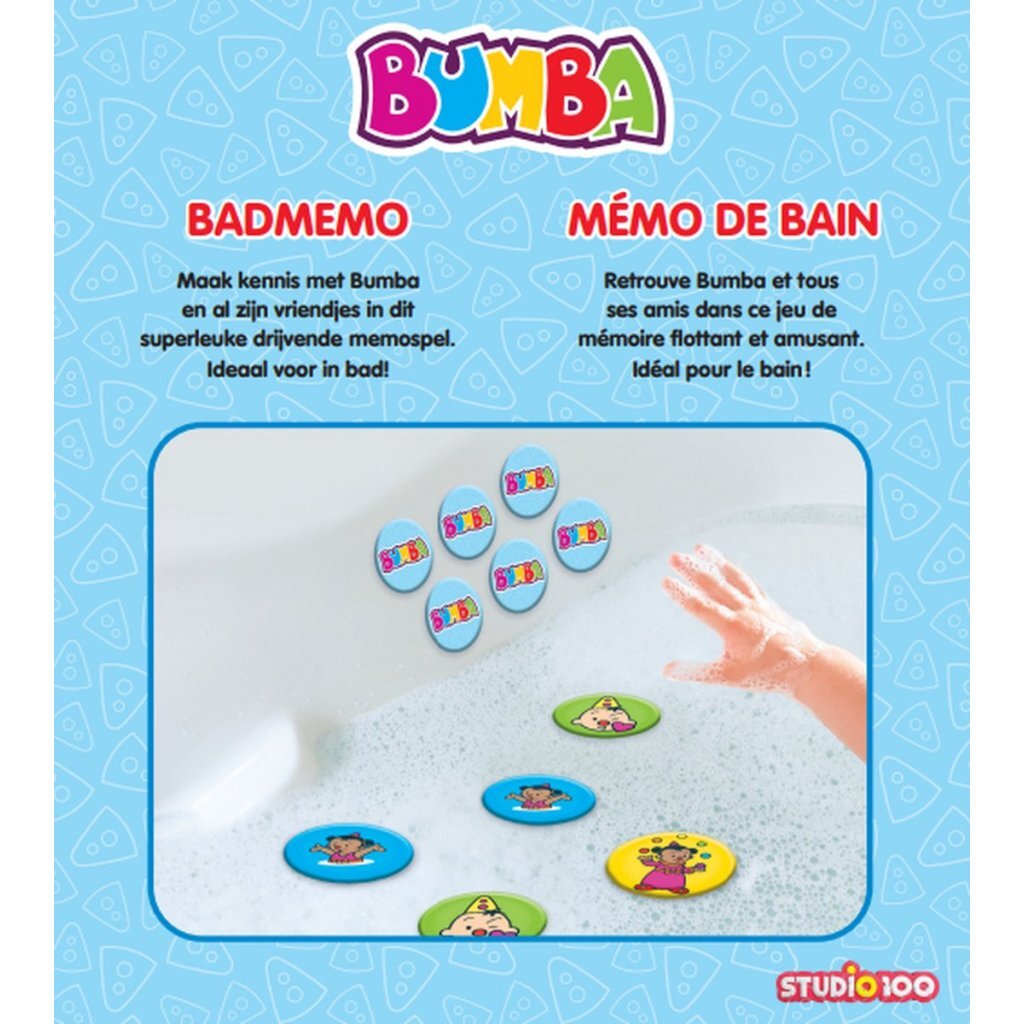 Bumba Bath Memo Game - Water Resistant Memory Game for Kids