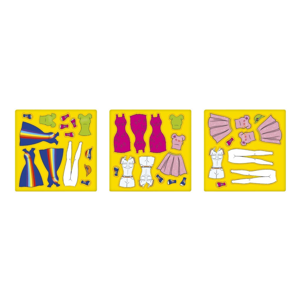 K3 Magnetic Dress-Up Set for Hanne, Marthe, and Julia