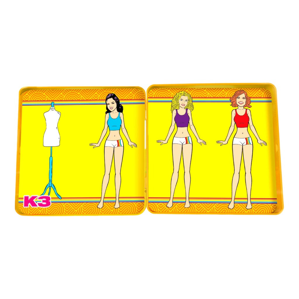 K3 Magnetic Dress-Up Set for Hanne, Marthe, and Julia