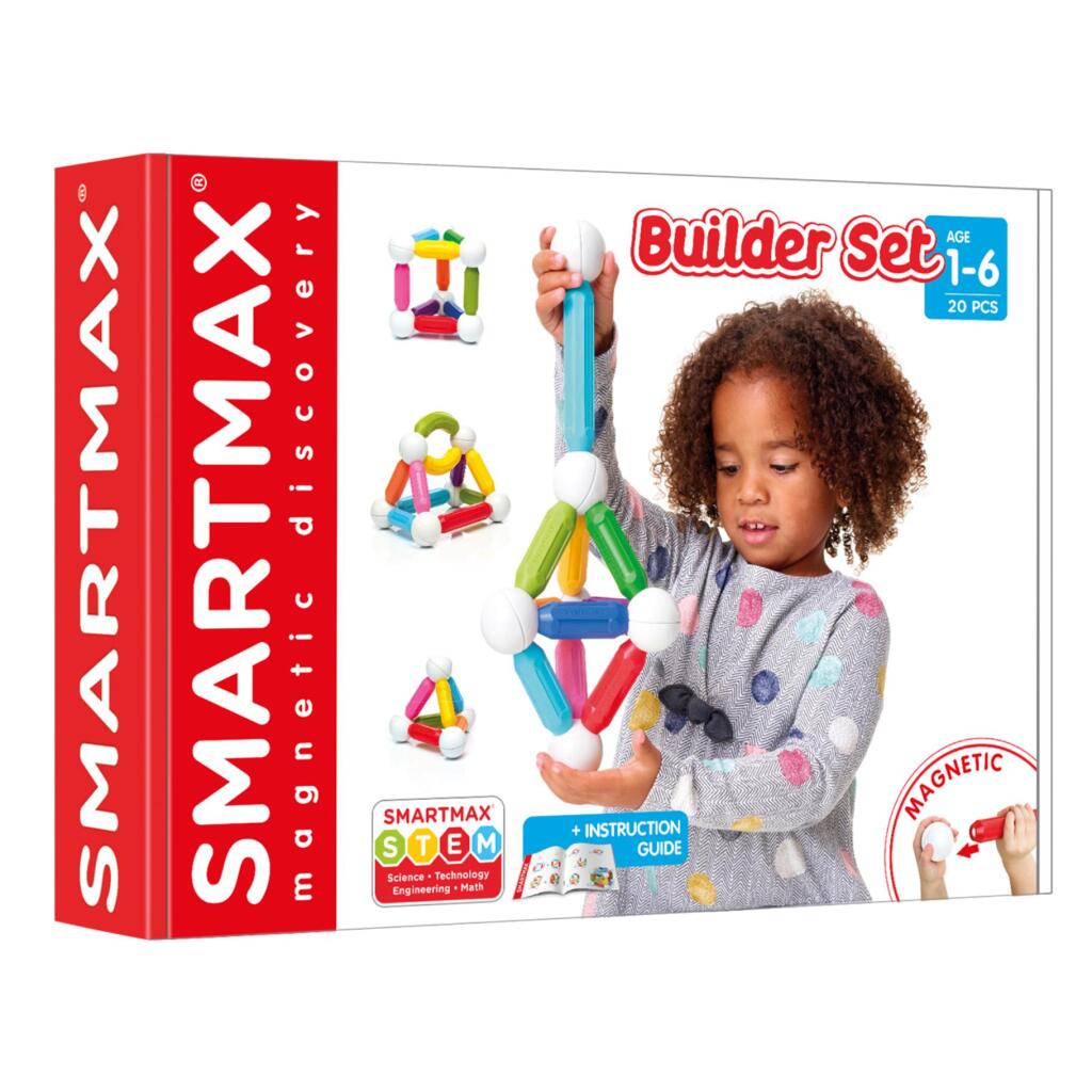 SmartMax Builder Set 20-Piece Magnetic Building Kit