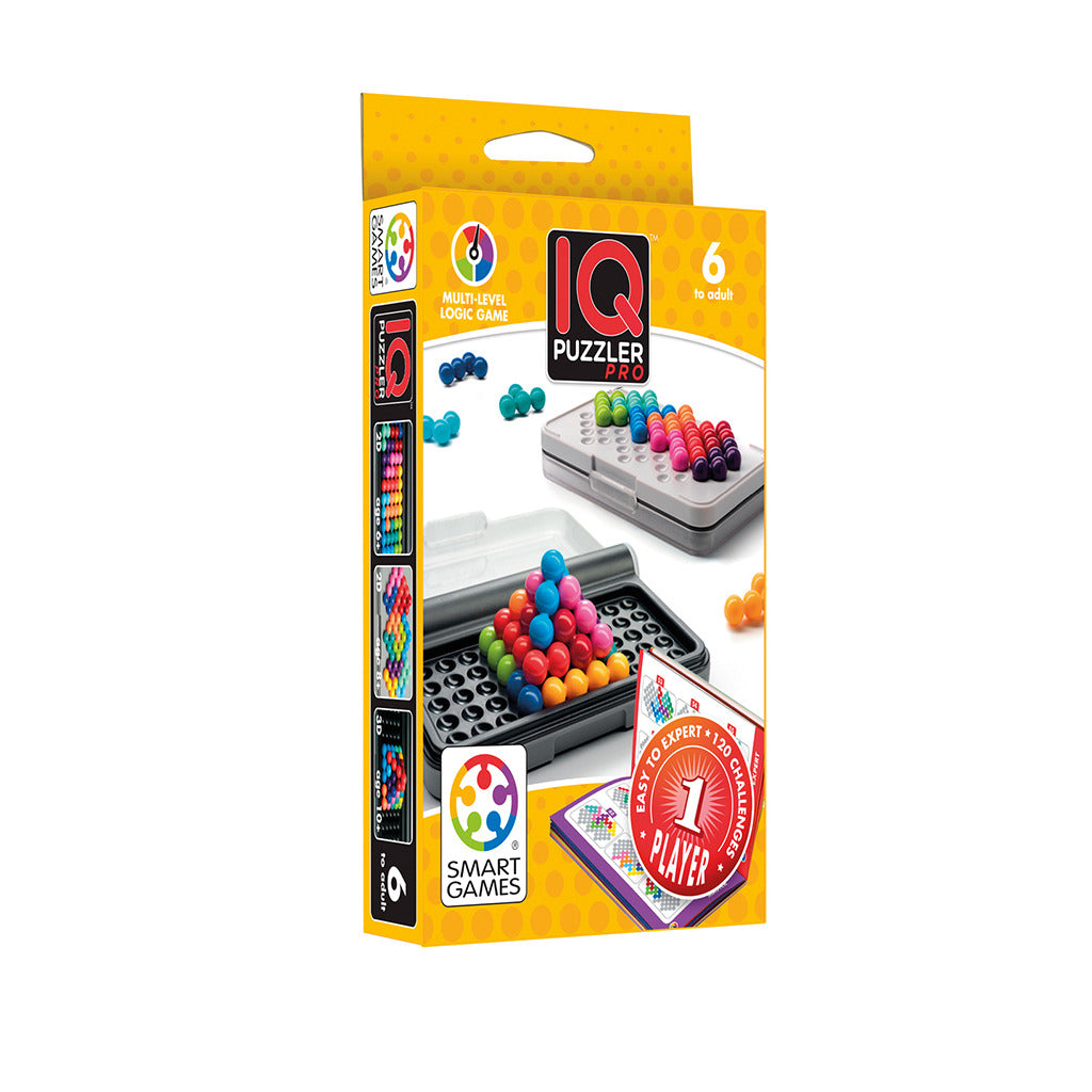 Smart Games IQ Puzzler Pro - 120 Tasks - Portable Game for Ages 6+