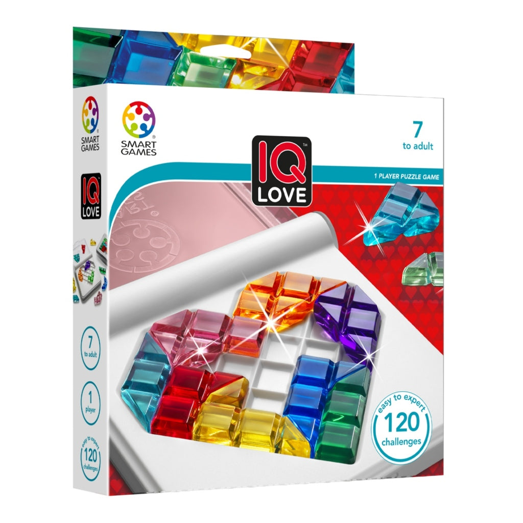Smart Games IQ Love - Puzzle Game for 1 Player - Ages 7+