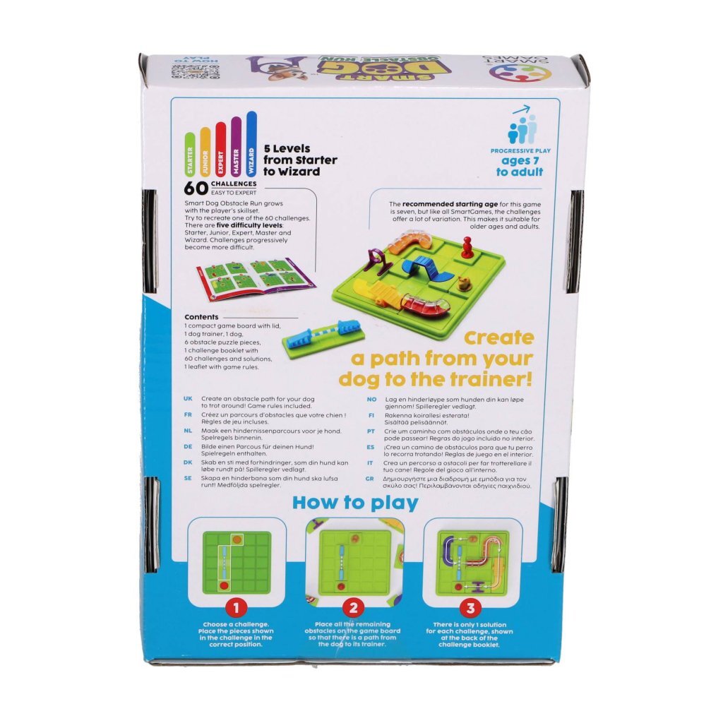 Smart Games Smart Dog Puzzle Game for 1 Player with 60 Challenges