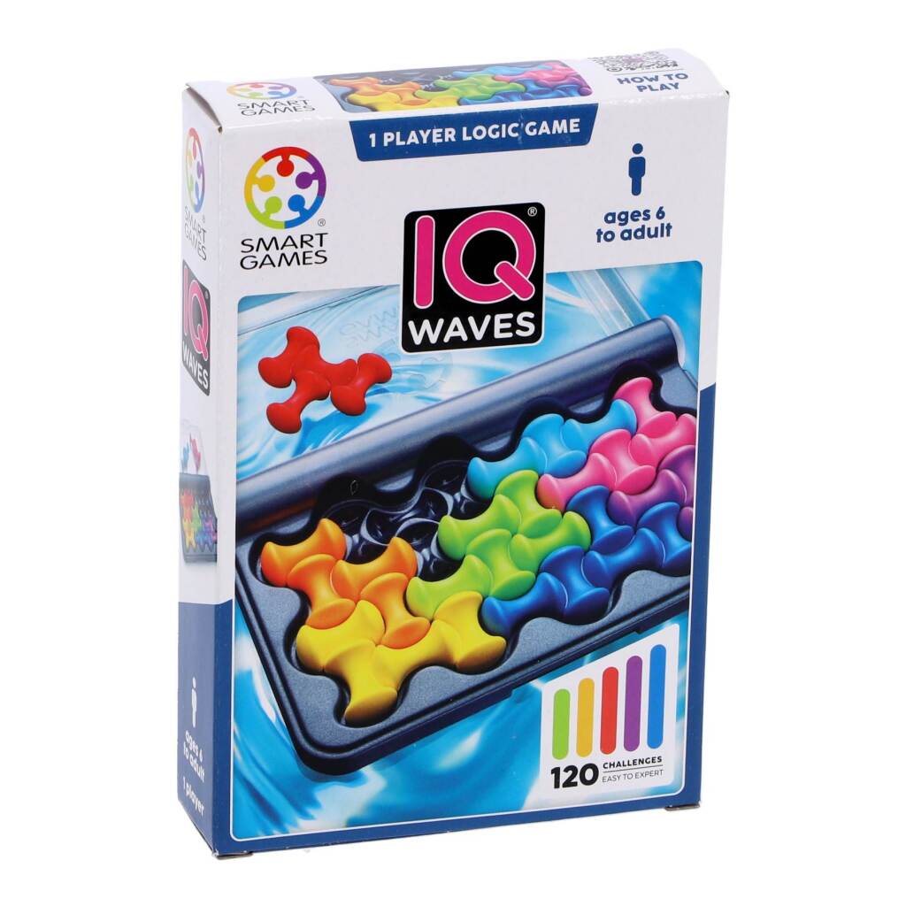 Smart Games IQ Waves Puzzle Game - Brain Game for Ages 6+