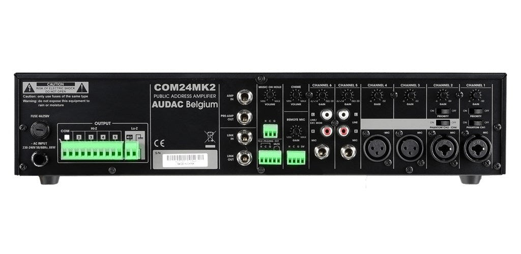 AUDAC COM24MK2 Amplifier afbeelding 2