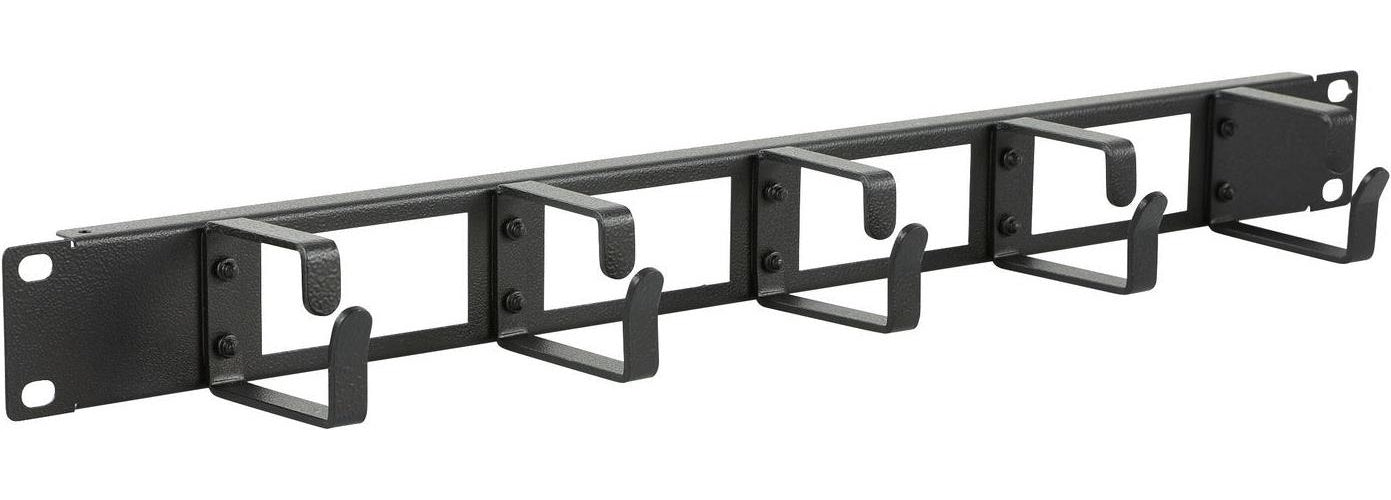 Lanview 1U 48,30cm (19") CABLE ORGANIZER PANEL (RAO110BL) - 5420016844958 - image 1