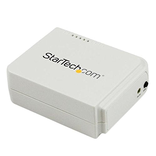 StarTech.com Print Server - 1 Port USB WLAN 802.11 b/g/n - 10/100 Mb/s Ethernet - White - PM1115UWEU USB2.0