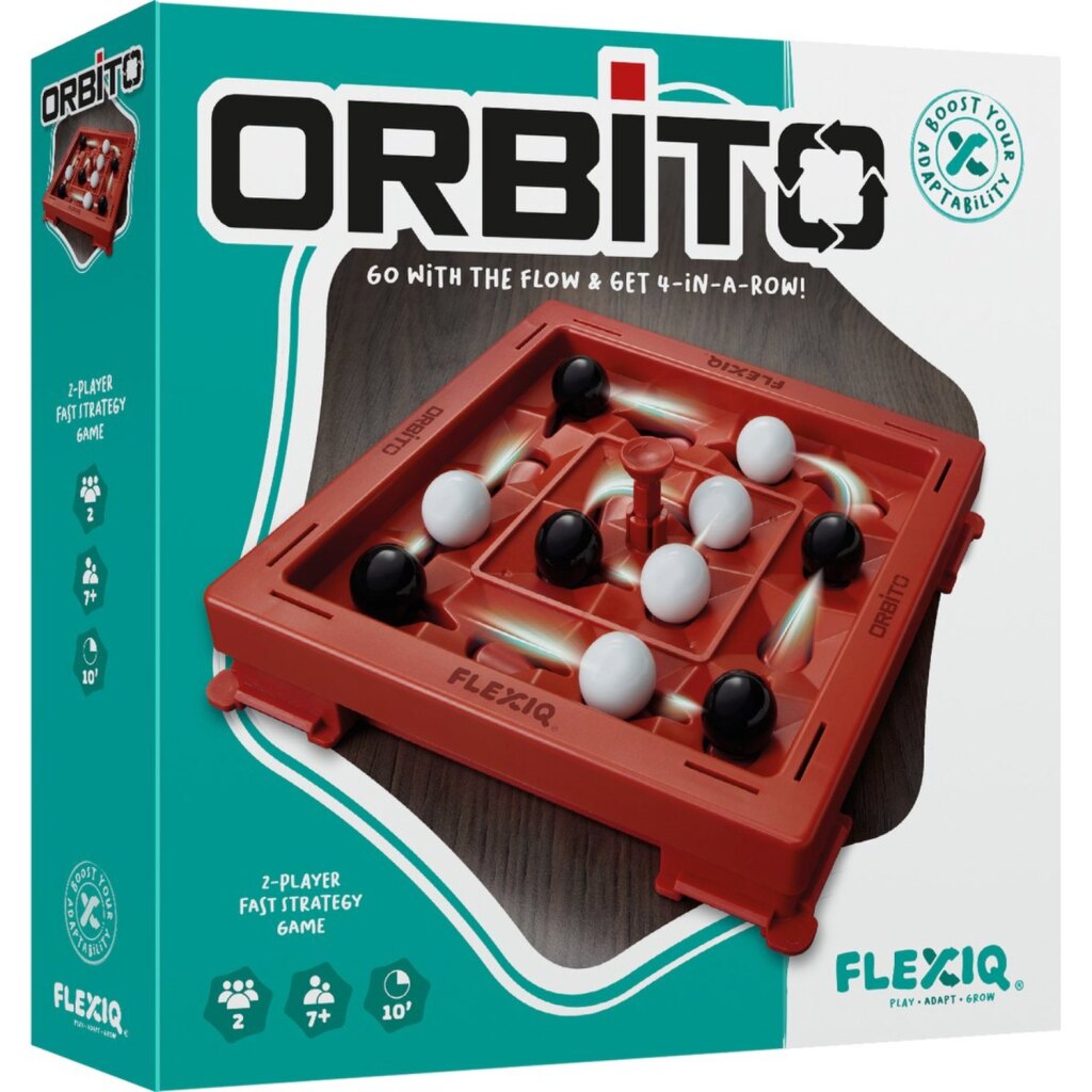 FlexIQ Orbit - Strategic Marble Game for 2 Players - Ages 7+