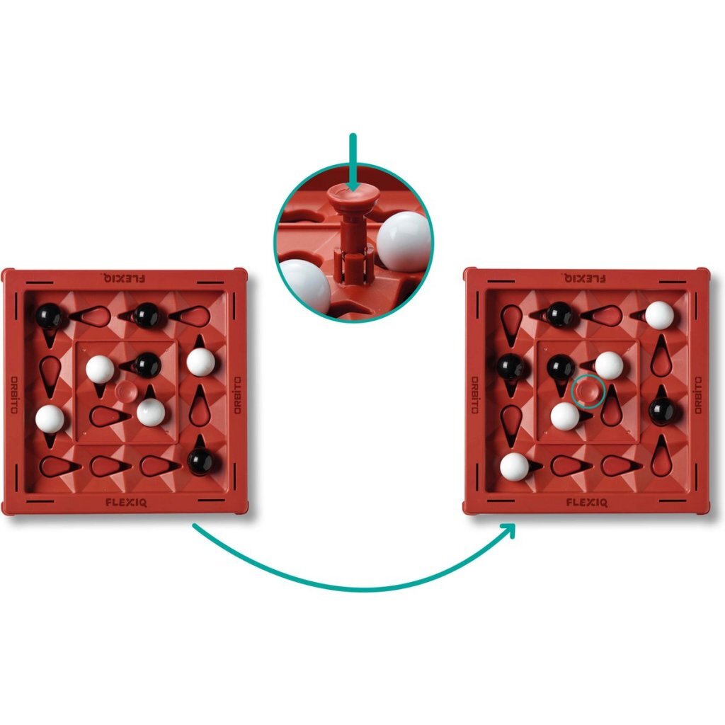 FlexIQ Orbit - Strategic Marble Game for 2 Players - Ages 7+