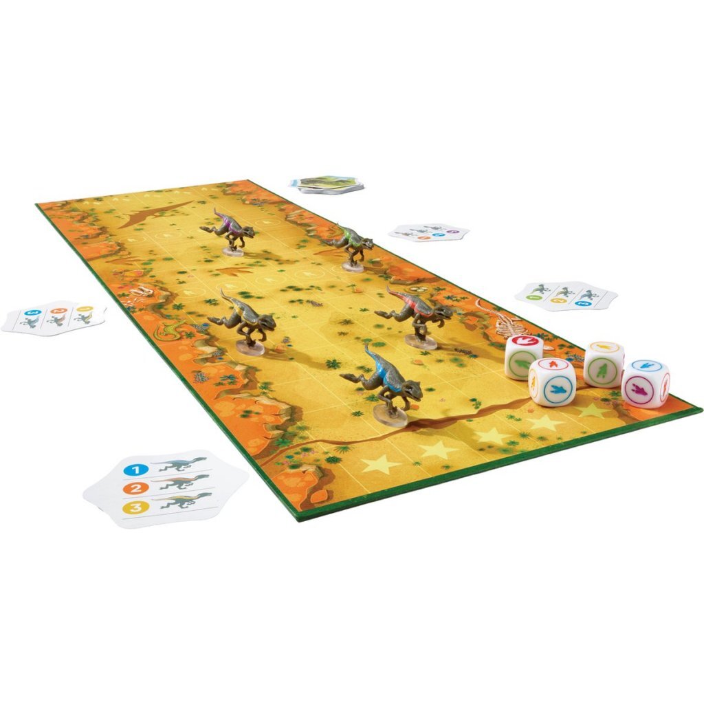 FlexIQ Raptor Race - Tactical Racing Game for 2 Players - Ages 7+