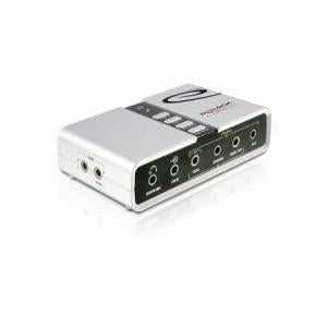 Delock USB Sound Box 7.1 - External Sound Card - USB2.0 - 61803