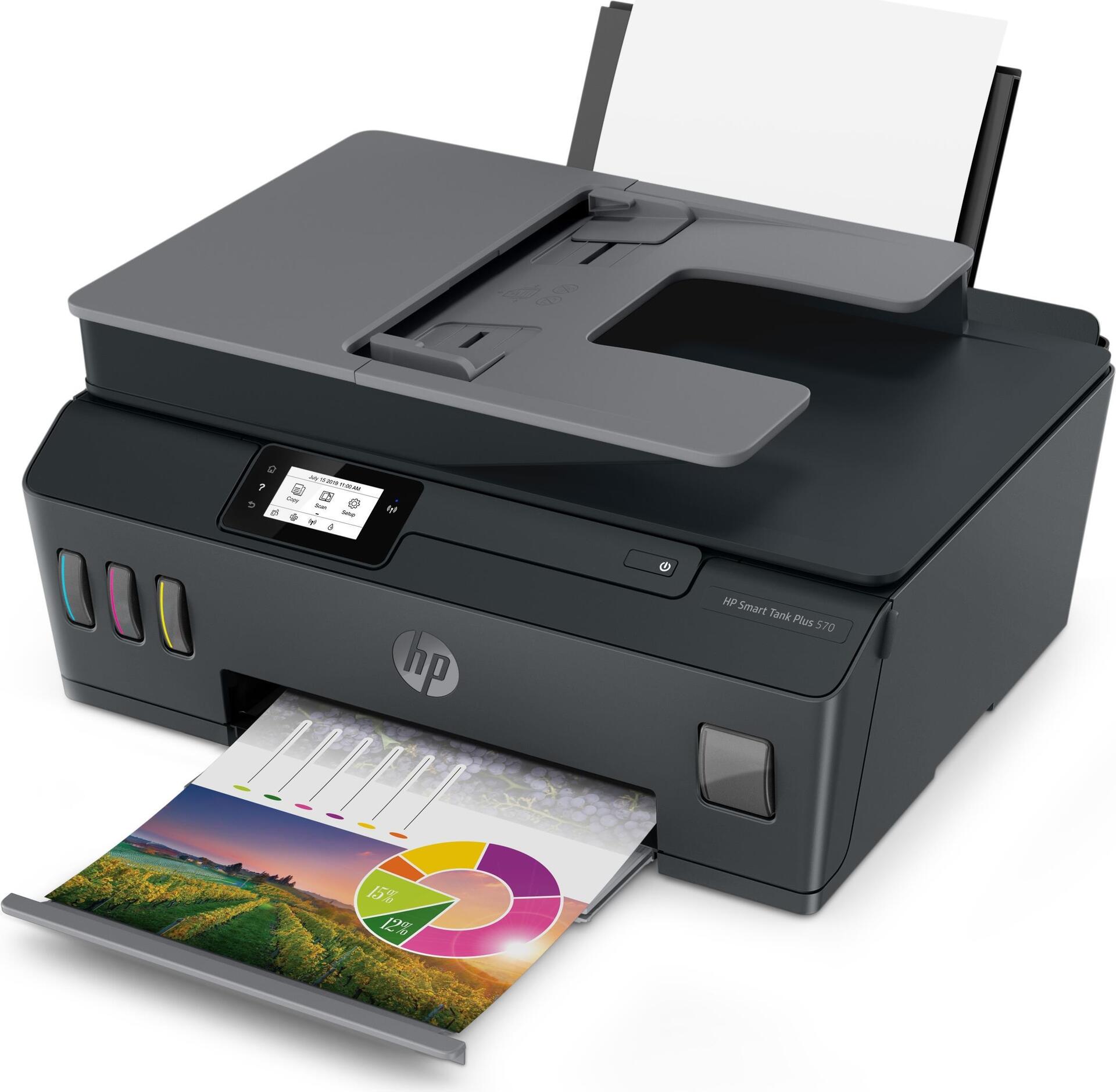 HP Smart Tank Plus 570 - Thermal Inkjet Printer - A4 - 4800 x 1200 DPI 5HX14A