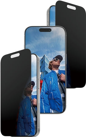 PanzerGlass Privacy Screen Protector with Black Frame for iPhone 17/16 Pro (PG66280)
