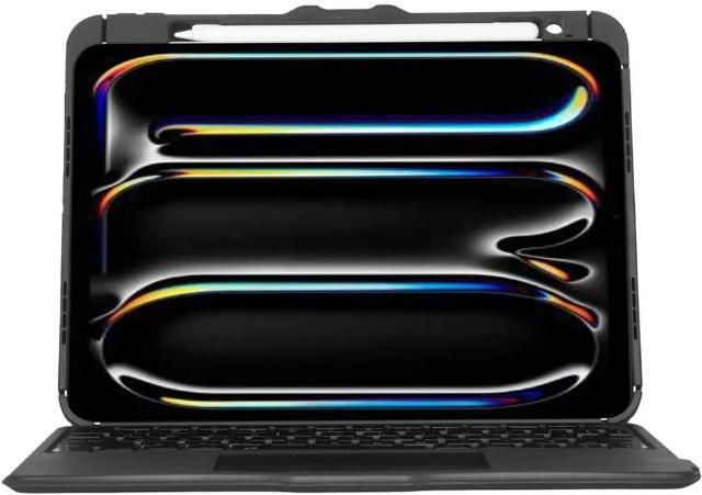 Targus Versavu Keyboard and Folio Case with Trackpad, Bluetooth 5.0, QWERTY, Nordisch, THZ988NO (QWERTY Nordic)