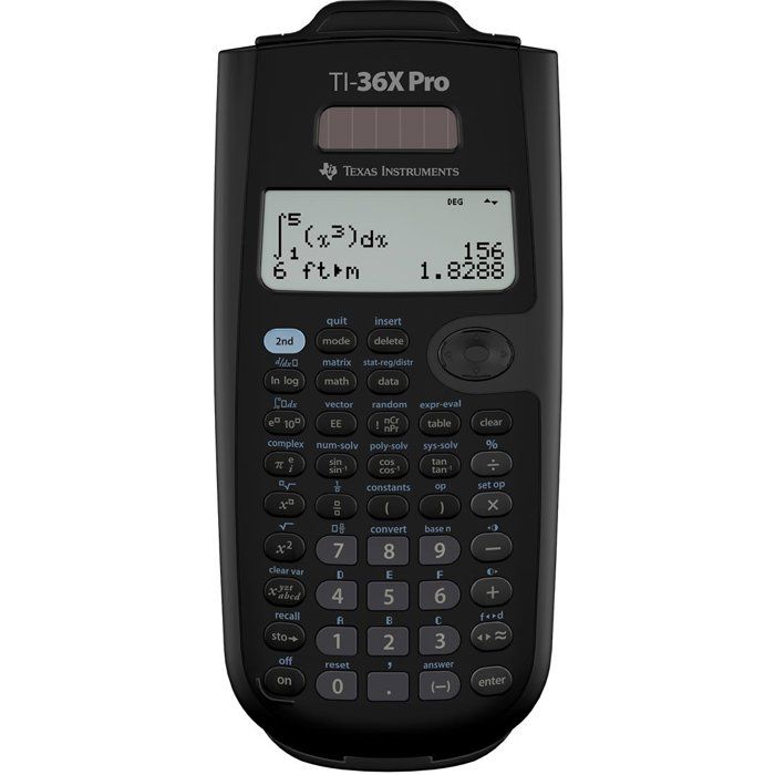 TEXAS INSTRUMENTS Scientific Calculator TI-36 X PRO - Black