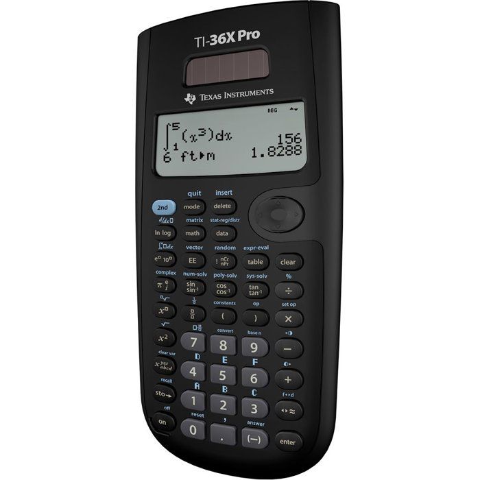 TEXAS INSTRUMENTS Scientific Calculator TI-36 X PRO - Black