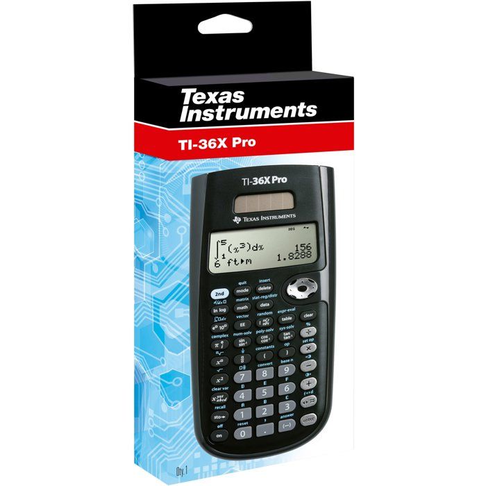 TEXAS INSTRUMENTS Scientific Calculator TI-36 X PRO - Black