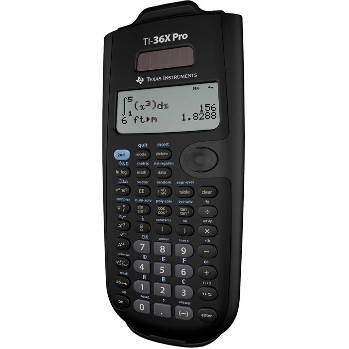 TEXAS INSTRUMENTS Scientific Calculator TI-36 X PRO - Black