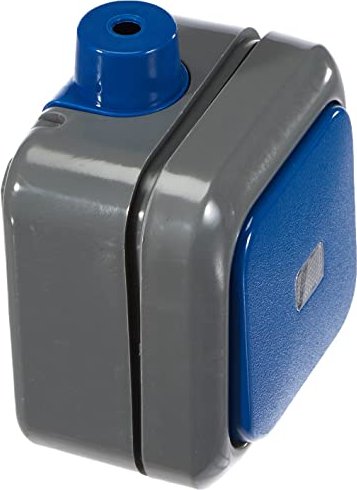 Busch-Jaeger Electrical BUSCH-JAEGER 2601/6 WN-53 Rocker Switch, Ocean Grey/Blue-Green (1084-0-0797)