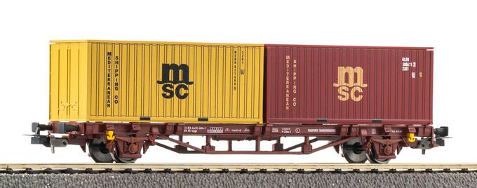 PIKO 27750 Container Flat Car DC, 27750