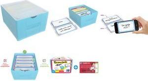 Oxford Flashbox Starter Pack - Pastel Blue - 145 x 173 mm - 5 Dividers - 400182166