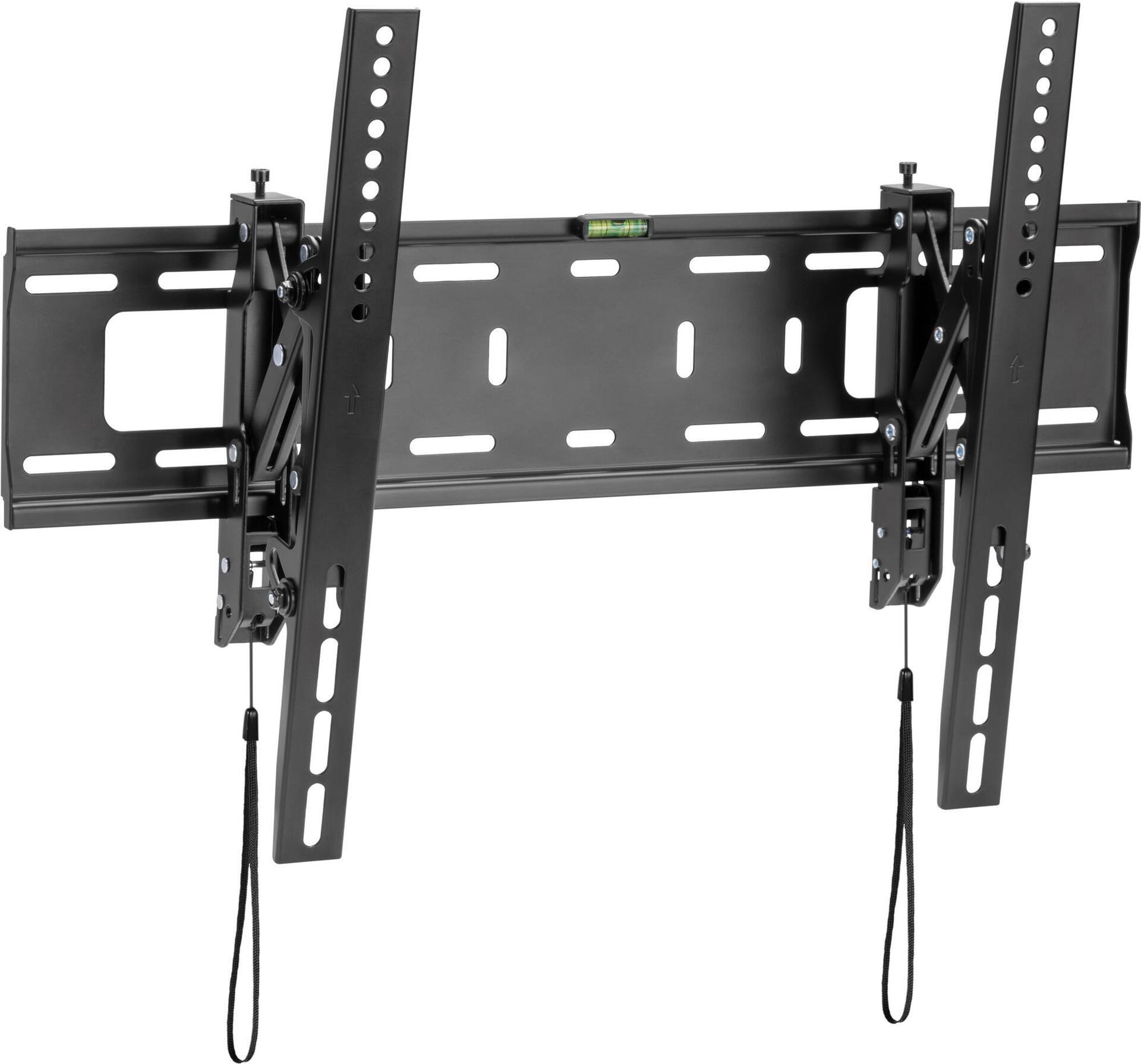 InLine Mounting Kit (Wall Mount) - Heavy-Duty, Tiltable - for TV - Black - Screen Size: 94-203 cm (37-80")