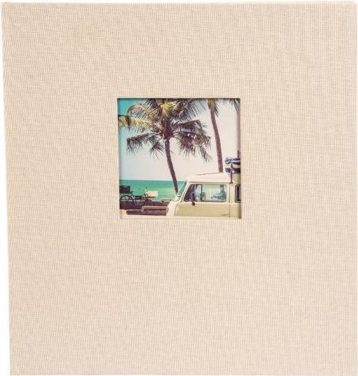 Album GOLDBUCH 27723 Bella Vista sand grey 30x31/60 pages, white sheets - corners/stickers - bookbinding (27 723)