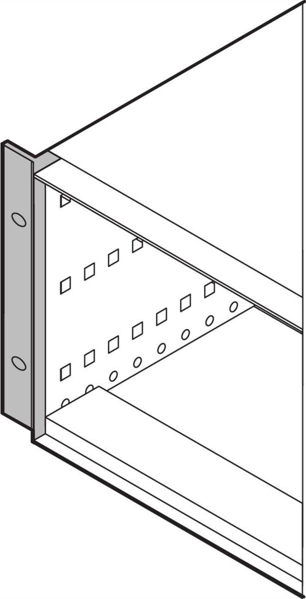 SCHROFF 19" Mounting Bracket for Conversion - RATIOPAC PRO 19" ANGLE 3U (24571295)