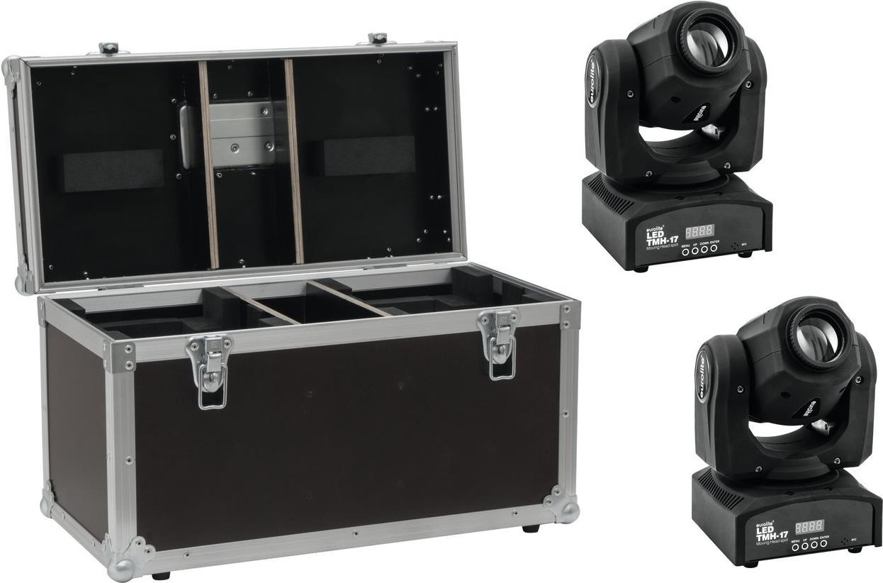 EUROLITE Set 2x LED TMH-17 Spot + Case - 20000548