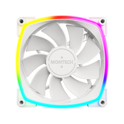 Montech RX120 3-Pack White Case Fan - 3 in 1 Pack - RX120 3 IN 1 PACK (W)
