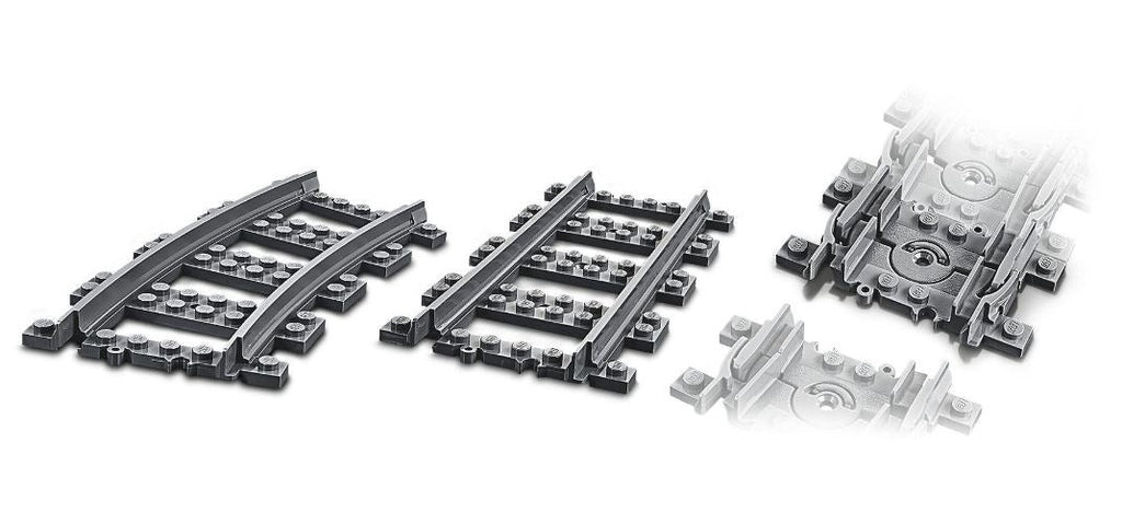 LEGO | Train Track Set 60205 - Rails And Curves | For LEGO City Trains | Gray Track Pieces afbeelding 6