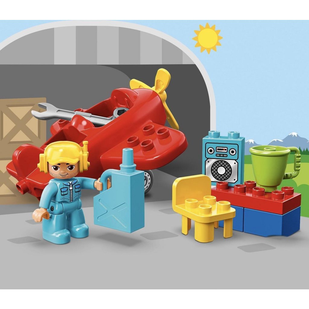 Lego Duplo City Airplane - Fun Playset for 2 Years+
