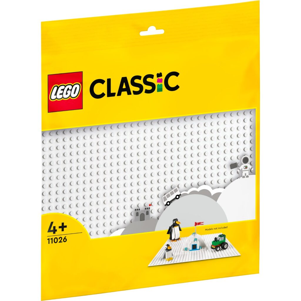 Lego Classic Baseplate White 25x25 cm 32x32 Studs 11026
