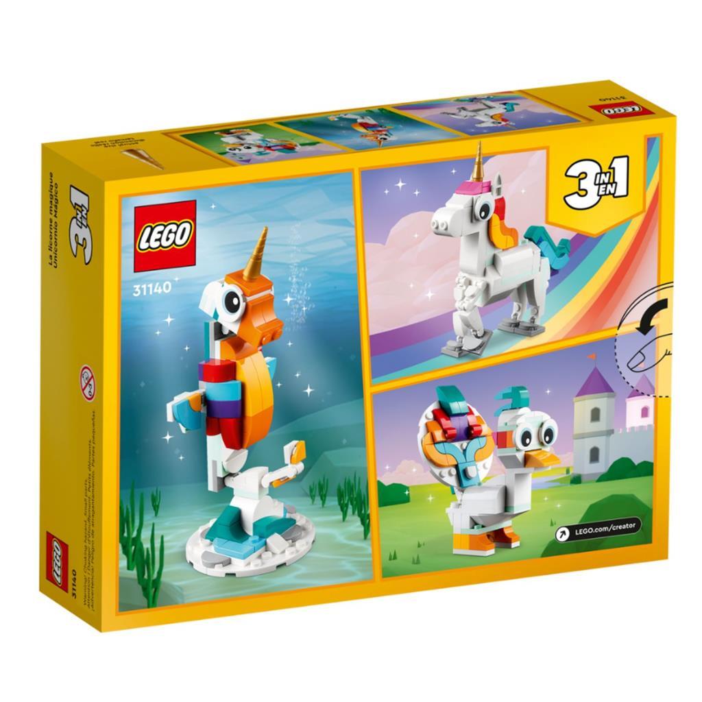 Lego Creator 3-in-1 Magical Unicorn 31140