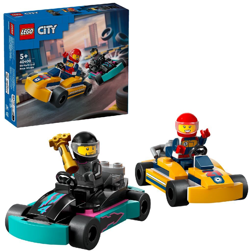 Lego City Karts and Racers Set with 2 Minifigures - 60400