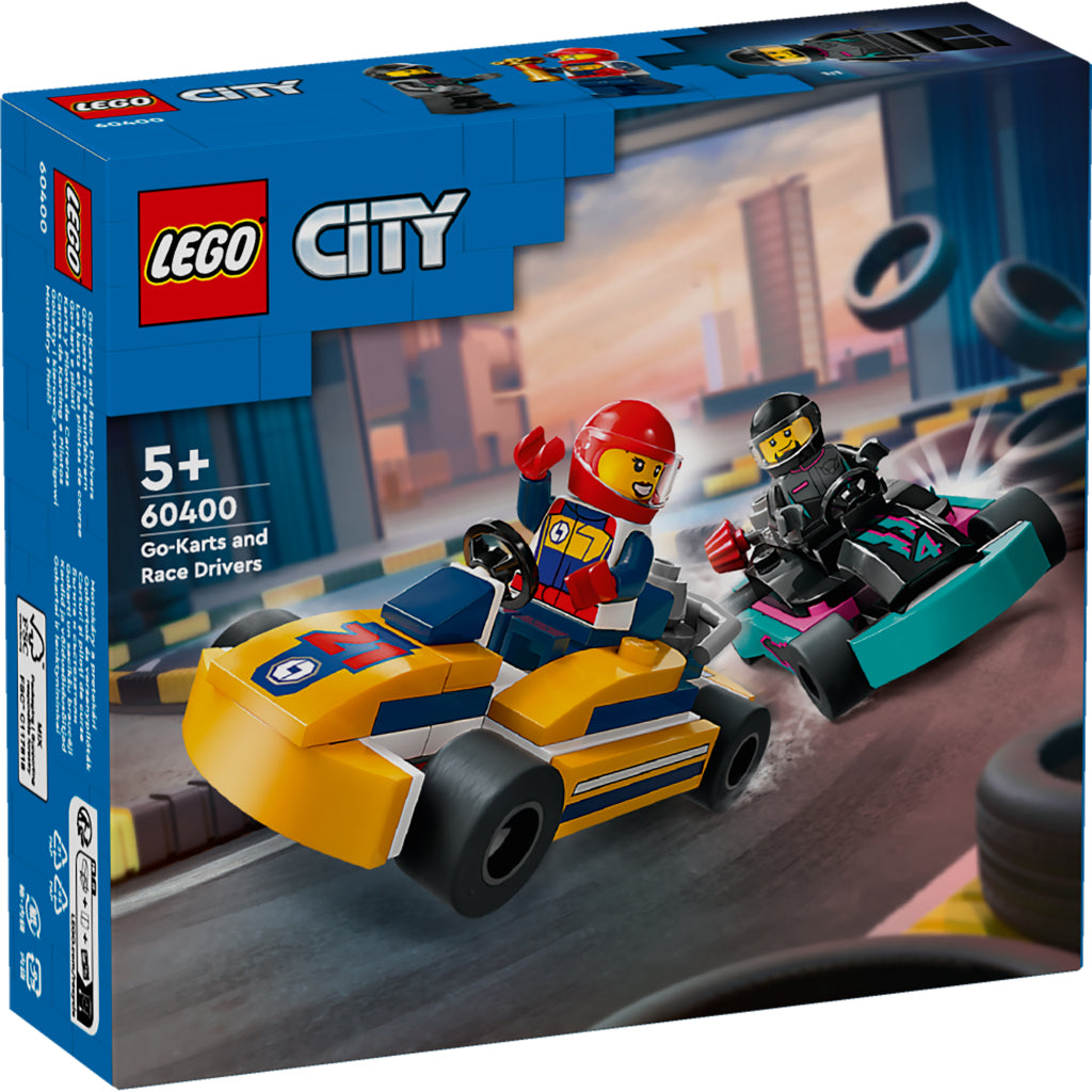 Lego City Karts and Racers Set with 2 Minifigures - 60400