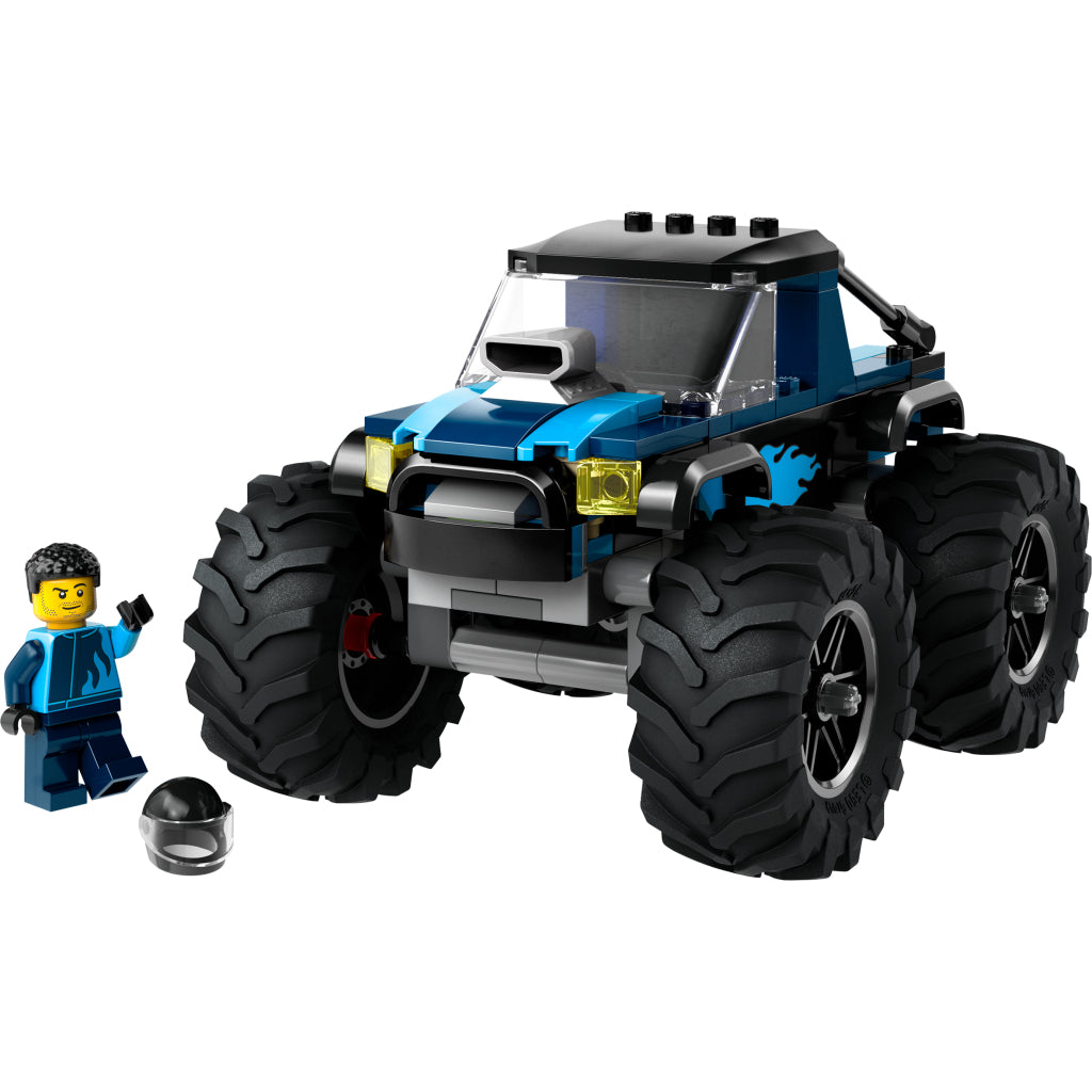 Lego City Blue Monster Truck Set with Minifigure - 60402