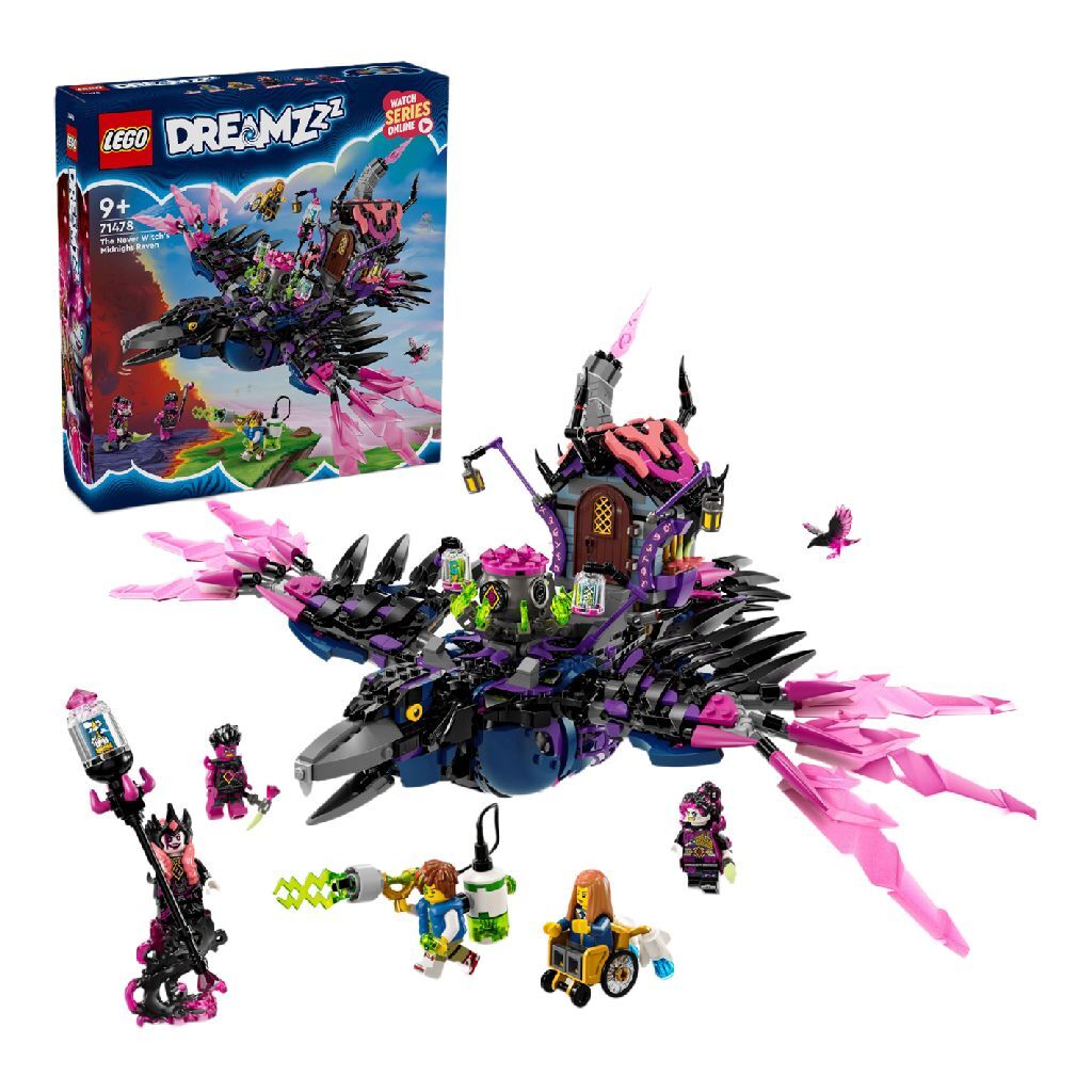 Lego Dreamzz Never Witch's Midnight Raven - Building Set for Ages 9+