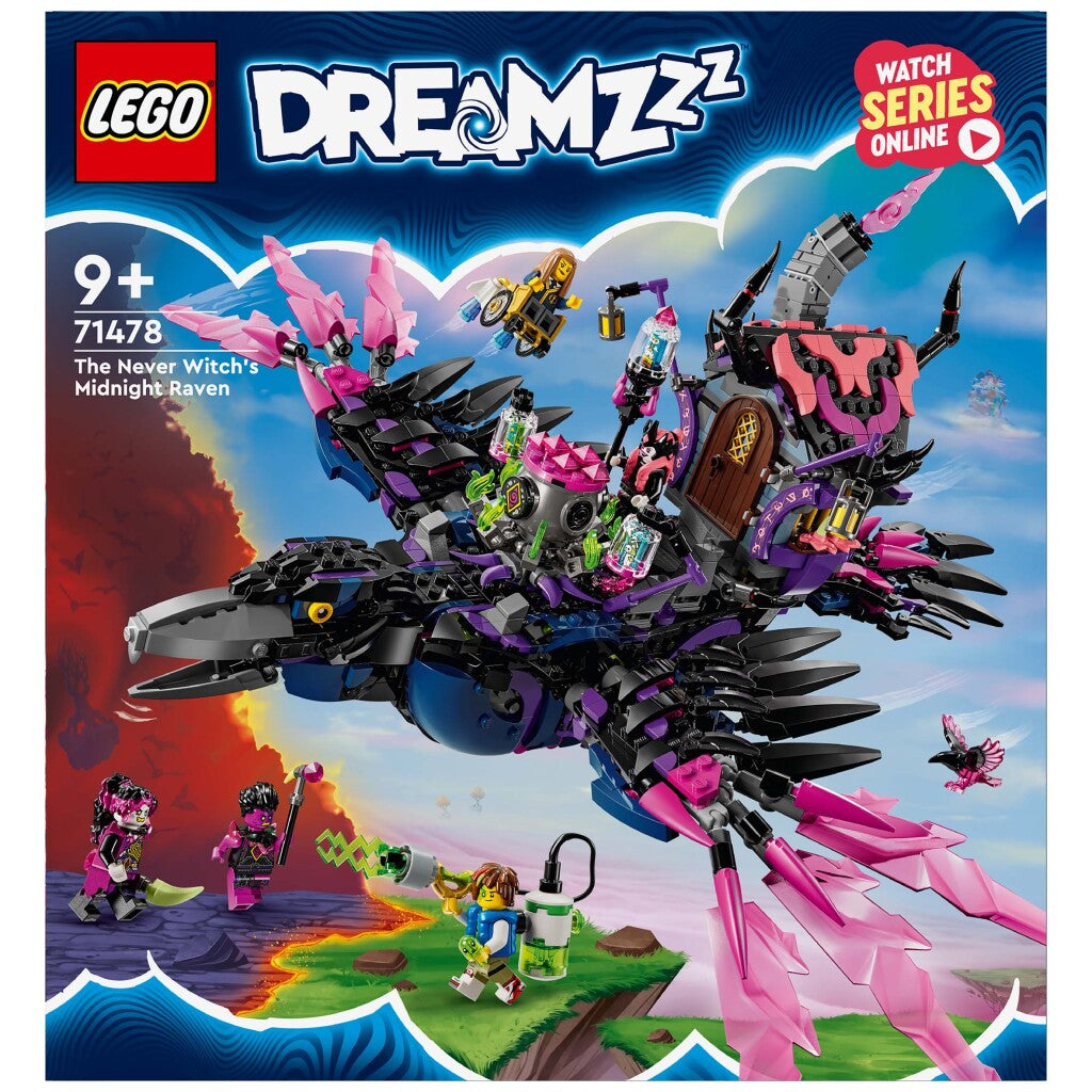 Lego Dreamzz Never Witch's Midnight Raven - Building Set for Ages 9+