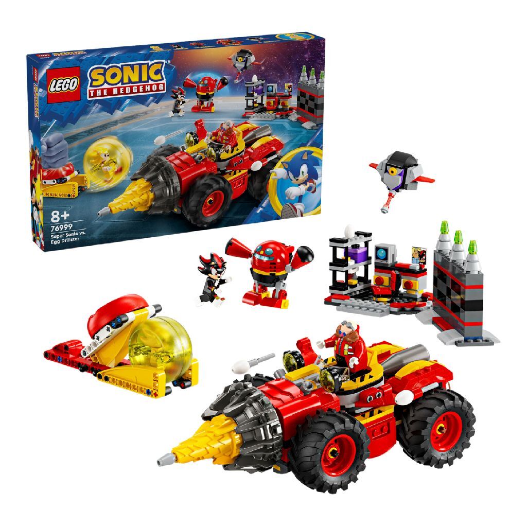 Lego Sonic vs Egg Drillster 76999 Building Set for Ages 8+