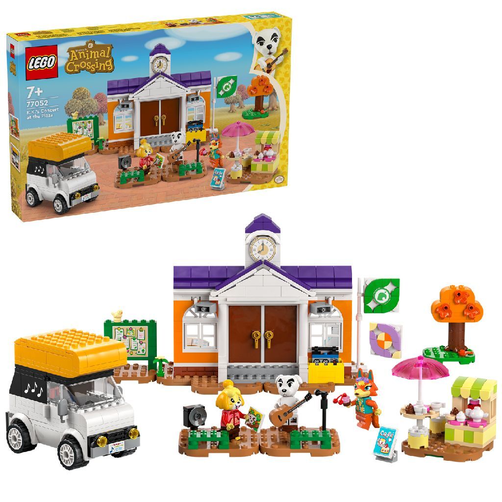 Lego Animal Crossing K. K.'s Plaza Concert 77052 Building Set for Ages 7+