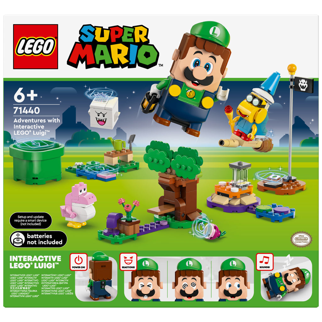 Lego Super Mario Interactive Luigi 71440 - Nintendo Toy for Ages 6+