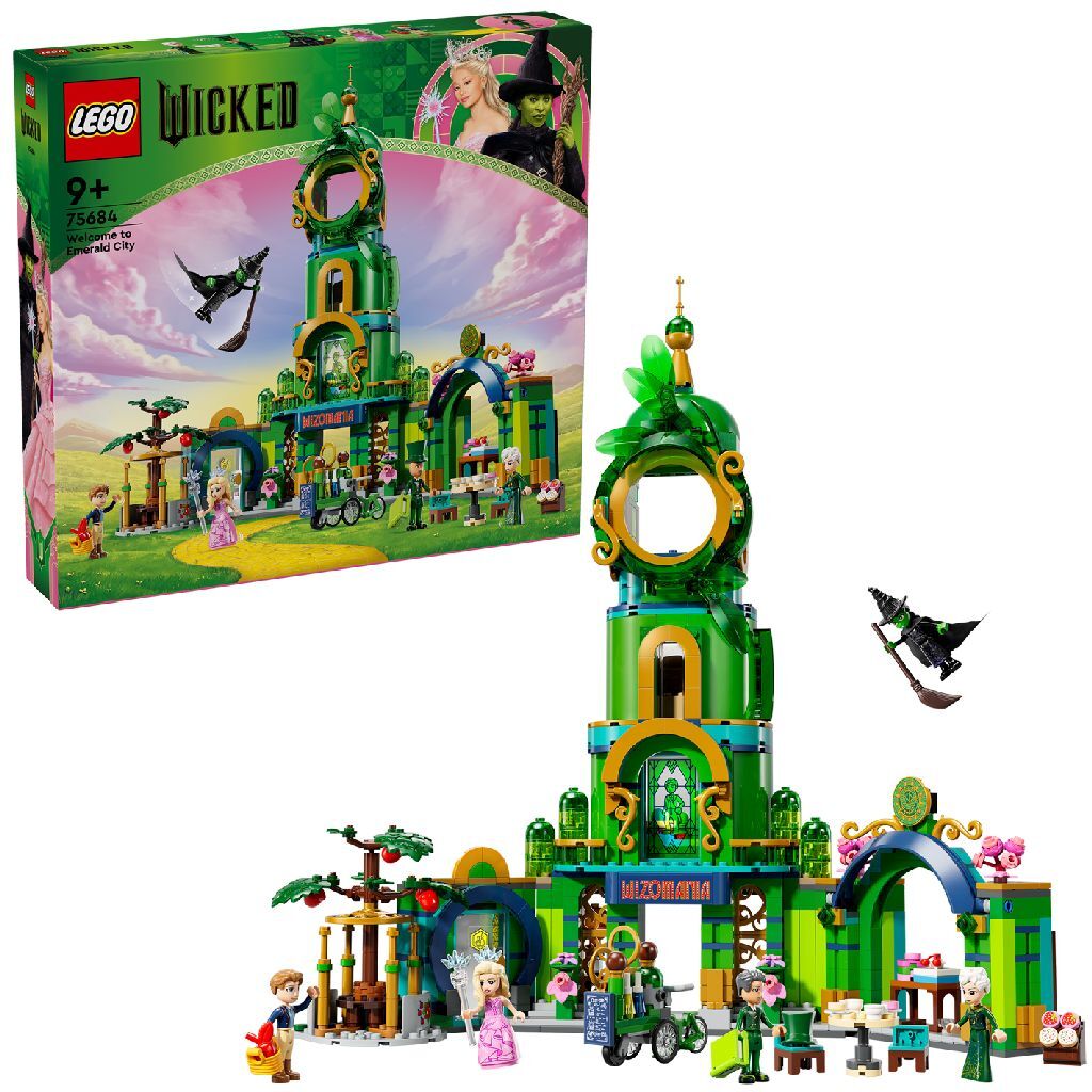 Lego Wicked Movie 75684 Welcome to Emerald City Building Set