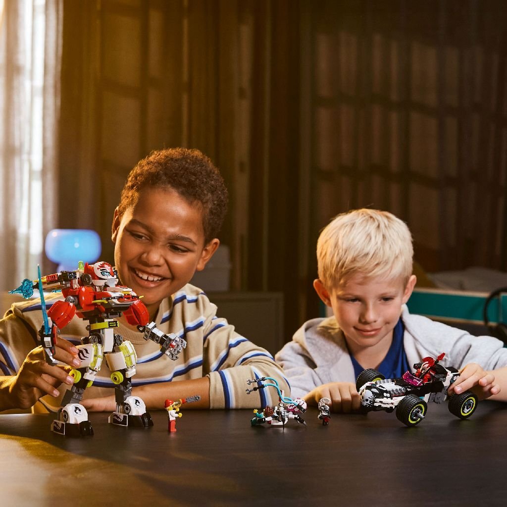 Lego Dreamzz Cooper's Tiger Mech and Zero's Hot Rod Car - 9+ Years