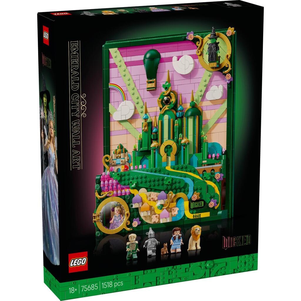 Lego Wicked 75685 Emerald City Wall Art Building Set