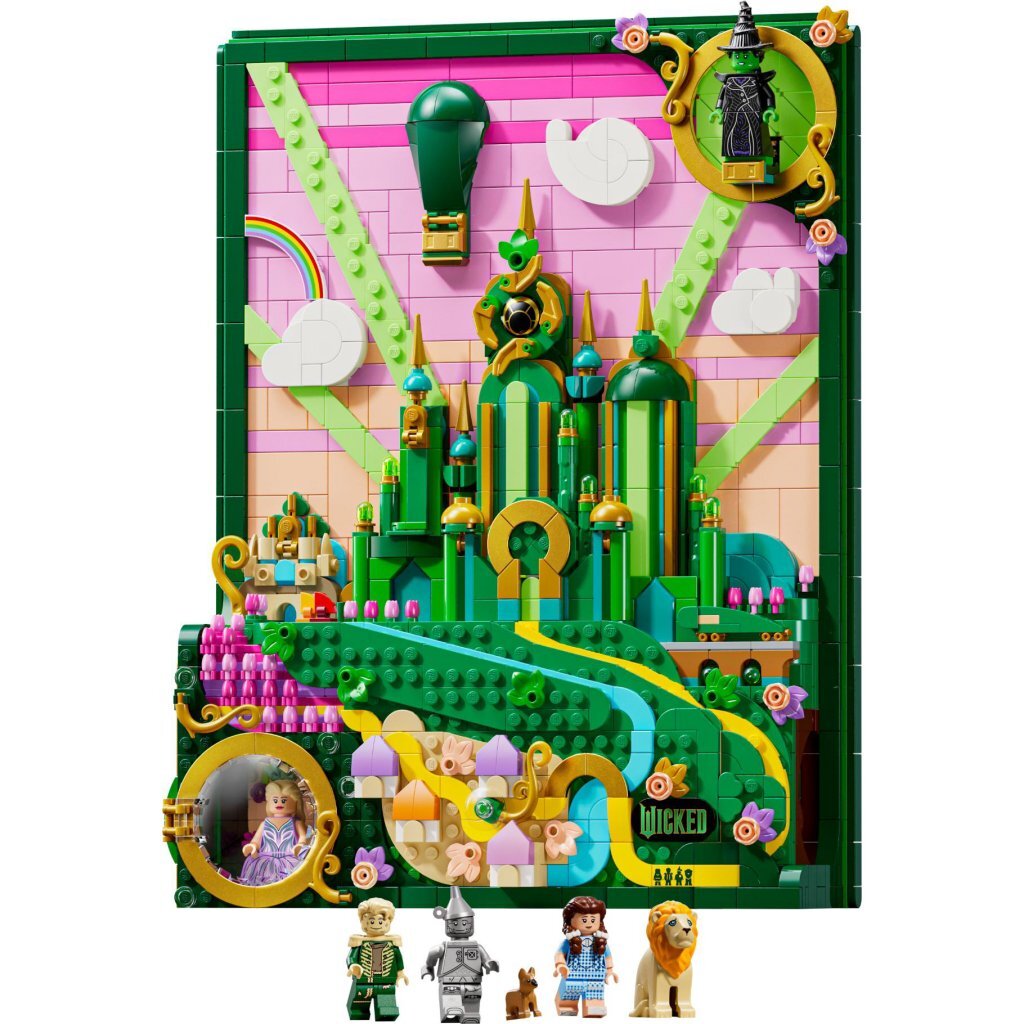Lego Wicked 75685 Emerald City Wall Art Building Set