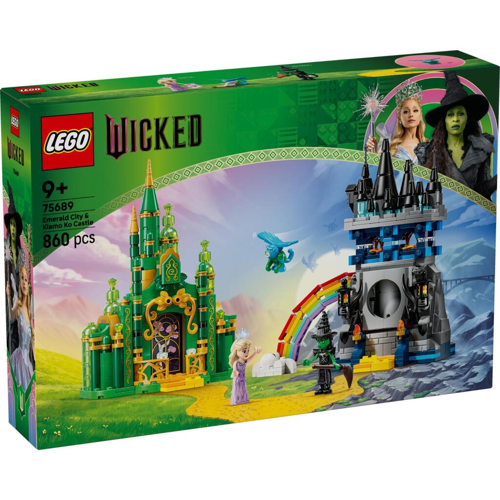 Lego Wicked 75689 Emerald City and Kiamo Ko Castle Building Set